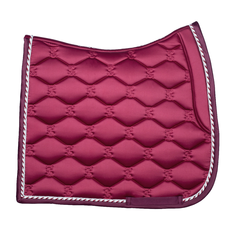 PS of Sweden Signature Dressage Saddlepad - Ruby Wine-1